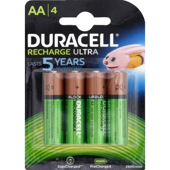 4 piles rechargeables ni-mh aaa1000 mAh